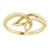 14K Yellow Gold Twisting Freeform Ring