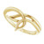 14K Yellow Gold Twisting Freeform Ring