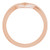 14K Rose Gold Geometric Negative Space Ring
