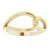 14K Yellow Gold Interlocking Circle Ring