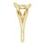 14K Yellow Gold Interlocking Circle Ring