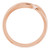 14K Rose Gold Interlocking Circle Ring