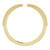 14K Yellow Gold Beaded Negative Space Ring