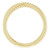 14K Yellow Gold Criss-Cross Rope Ring