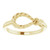 14K Yellow Gold Rope Knot Ring