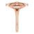 14K Rose Gold 1/4 CTW Natural Diamond Vintage Ring