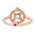 14K Rose Gold Vintage Ring