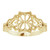 14K Yellow Gold Milgrain-Edge Vintage Ring