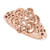 14K Rose Gold Scrolling-Vintage Ring