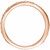 14K Rose Gold Stackable Floral Ring