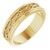 14K Yellow Gold Patterned Band