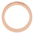 14K Rose Gold Patterned Band