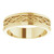 18K Yellow Gold Patterned Band