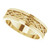 18K Yellow Gold Patterned Band