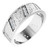 14K White Gold 1/3 CTW Natural Diamond Accented Band