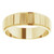 14K Yellow Gold 6 mm Chevron Pattern Band