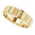 14K Yellow Gold 6 mm Chevron Pattern Band