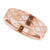 14K Rose Gold 1/8 CTW Natural Diamond Accented Patterned Band