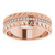 14K Rose Gold 7 mm 1/3 CTW Natural Diamond Accented Band