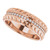 14K Rose Gold 7 mm 1/3 CTW Natural Diamond Accented Band