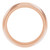 14K Rose Gold 6 mm Half Round Knurl Design Band