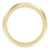 14K Yellow Gold 6 mm Half Round Knurl Design Band