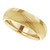 18K Yellow Gold 6 mm Half Round Knurl Design Band