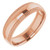 18K Rose Gold 6 mm Rope & Milgrain Edge Band