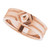 14K Rose Gold 6 mm New Aged Deco Band
