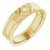 14K Yellow Gold 6 mm New Aged Deco Band