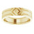 14K Yellow Gold 6 mm New Aged Deco Band