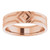 18K Rose Gold 6 mm New Aged Deco Band
