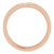 14K Rose Gold 6 mm New Aged Offset-Deco Band