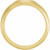 14K Yellow Gold .06 CTW Natural Diamond 8.6 mm Round Signet Ring