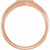 14K Rose Gold 6.4mm Heart Signet Ring