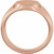 14K Rose Gold 13x10.5mm Geometric Signet Ring