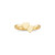 14K Yellow Gold 10x9mm Double Heart Signet Ring