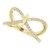 14K Yellow Gold 1/5 CTW Natural Diamond French-Set Cross Ring