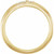 14K Yellow Gold .025 CTW Natural Diamond Negative Space Cross Ring