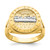 14K Yellow Gold with Rhodium The Last Super Men's Ring