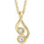 14K Yellow Gold .07 CTW Natural Diamond Hold You Forever® Necklace