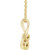14K Yellow Gold .07 CTW Natural Diamond Hold You Forever® Necklace
