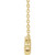 14K Yellow Gold Sister Necklace