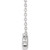 14K White Gold Sister Necklace