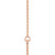 14K Rose Gold Mother & Son Stick Figure Family  Necklace