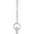 14K White Gold Family is Forever Bar  Necklace