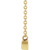 14K Yellow Gold Petite Mama Script Necklace