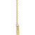 14K Yellow Gold Petite Mommy Script Necklace