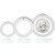14K White Gold Posh Mommy® Engravable Forever Loop Pendant