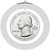 14K White Gold Posh Mommy® Engravable Forever Loop Pendant